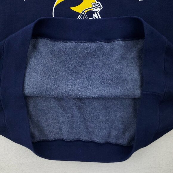 University Michigan Football Vintage Crewneck Sweatshirt Fleece XL NWOT - Picture 5 of 12